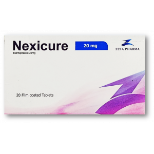 NEXICURE 20 MG ( ESOMEPRAZOLE ) 20 FILM-COATED TABLETS